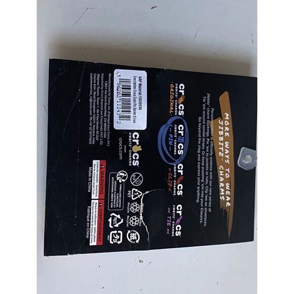 5 Pack Crocs Jibbitz Dude Pin Backer Alien Dominoes Peace Pizza Slice NEW - Picture 10 of 12